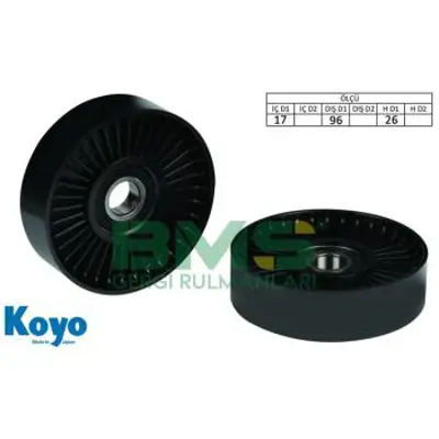 BMS 239 Alternator Gergi Rulmanı I20 I30 (17x95x25) 25329526