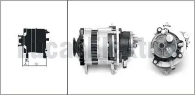 LUCAS 619 203 47 Alternator A127 12v 70a Bmc V,P, Lea0151 