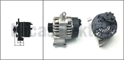 LUCAS LEA0710 Alternator 12v 75a Doblo Idea 1,4 Panda 1,2 Punto 1,2 