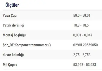 BEHR MAHLE 029HS20560050 Ana Yatak 0.50 (10 Adet) 1.6 1.8 2.0 Agn Agu Akl Aft Alt Amk Anb Apt Apu Apx Apy Aqa Arg Arm Arz Aum 537198620