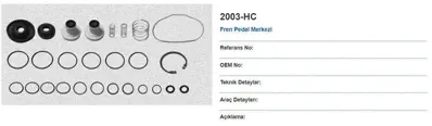 MAY 2003-HC Fren Pedal Merkezı Tm,Tk Renault