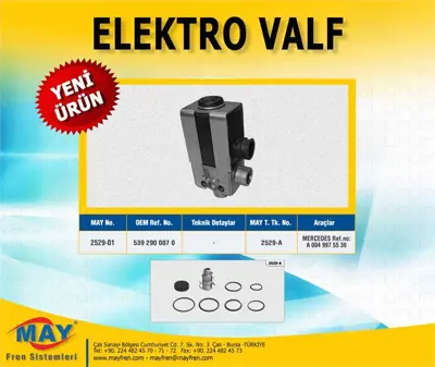 MAY 2529-01 Elektro Valf - Mercedes-Benz 252901