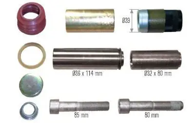 MAY 6002-05 Kalıper Perno Tamır Takımı M-Benz / Iveco / Man / Saf 373002B710, 373002B750, 373002B760, 373002E300, 373002A910, 373002A950, 373002B101, 373002B150, 373002B200, 373002B300