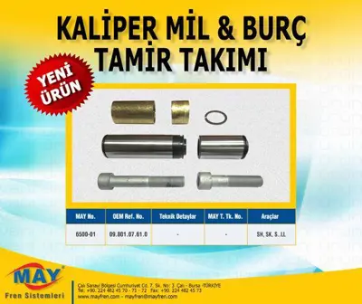MAY 6500-01 Kalıper Mıl Ve Burc Tamır Takımı - Eco 650001