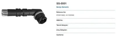 MAY SS-0001 Debriyaj Alt Merkez Sensoru M-Benz Actros 96>02  Mp2-Mp3 03>  Atego 98>04   Axor 02>04   Axor 2 04> 