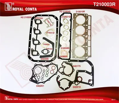 ROYAL CONTA T210003R Takım Conta 924F6008AAT