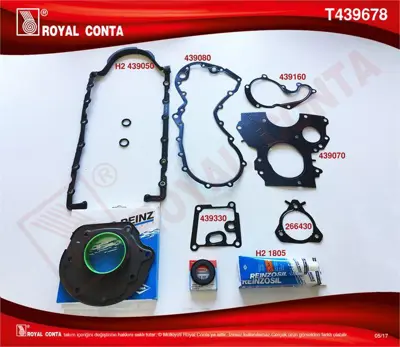ROYAL CONTA T439678 Alt Takım Contası Reınz Keçelı S,K,C Harıc Connect 1,8tdcı 02>13 Focus 1,8tdcı 98>04 2M5Q6008AA