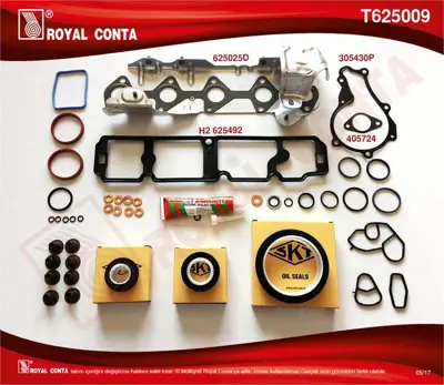 ROYAL CONTA T625009 Takım Conta AV6Q6008