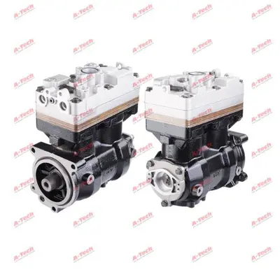 A-TECH 173.01.1000 Komple Kompresor Cıft Kafa Scanıa P-G-R-T Serı 720cc Dc13 Kalın Bogaz Dıslısız