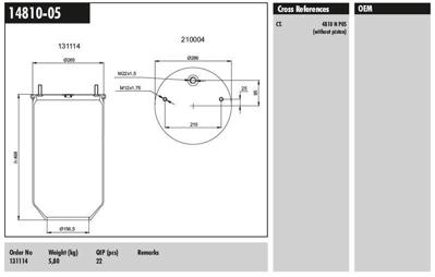 CONNECT MD 14810-05 Metallı Koruk Scanıa 4810NP05