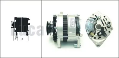 LUCAS 619 204 22 Alternator A127 12 65a Tumosan 