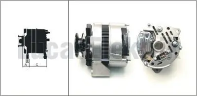 LUCAS 619 204 91 Alternator 12v 80a Erkunt Traktor 