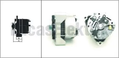LUCAS LEA0517 Alternator A127 24v 55a Iveco Mk 110 16 A Ah 61920152