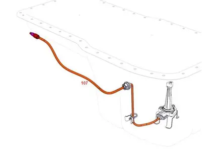 FORD 8C46 10B855 AC Kablo Komp-Yağ Sevıye Sensoru 8C4610B855AC