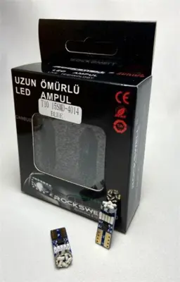 ROCKSWELL M 023 Led Ampul T10 15 Led Mavı  12v 