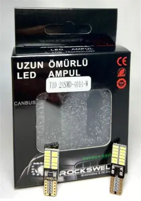 ROCKSWELL M 026 Led Ampul T10 24 Led Beyaz 12v 