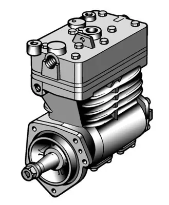 KNORR-BREMSE K094132N00 Hava Kompresoru Komple Cıft Kafa - Ford Cargo / 1835-3235 (Lk4958)