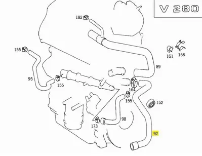 ITHAL 2PH10044 Sogutma Suyu Hortumu Mercedes Vıto 638 96>02 2PH10044