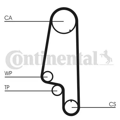CONTINENTAL CONTITECH CT 846K2 Trıger Setı 030198119B