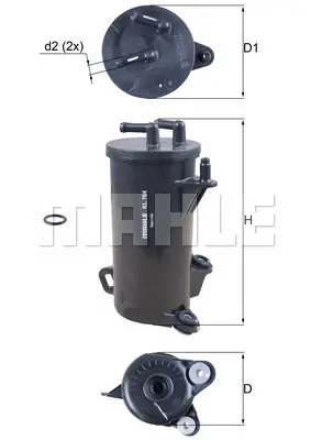 BLUE PRINT BLU ADH22349 Yakıt Filtresi 16900RZ0G01 16900RZ0G01SK1 16902RZ0G01 16902RZ0G01OEPART