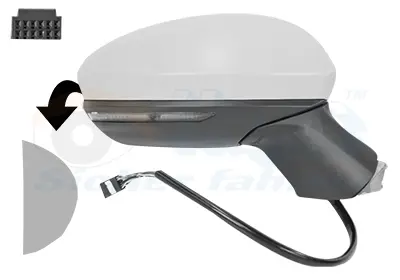 ITHAL TYV VM6142EHPSR Ayna Dış Dikiz Megane Iv 16= Elektrikli Isıtmalı  Sinyalli Astarlı Asferik 9 Fişli Sağ 963019417R 963651460R 963742692R 963011854R 963053618R 963053102R 963653951R 963650241R 963017280R 963749543R