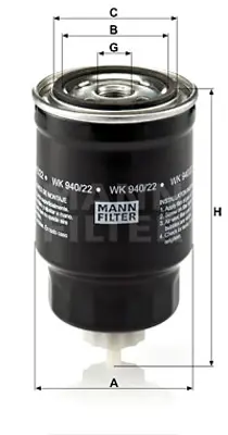 VOLLER 81851 Yakıt Filtresi Nıssan D22 Pıck-Up  Td25/27 (95-05) 1640502N0A 1640502N10 16403VK11B 164052SA00 164037F400 164037F401 164037F40A 164037F40B 16403BN303 164034U11A