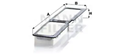 VOLLER 84403 Polen Filtresi Iveco Eurostar, Eurotech, Eurotrakker 93162385 93162395 500387947 2995966 3799020