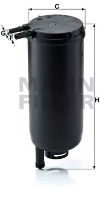 VOLLER 84850 Yakıt Filtresi Iveco Daıly V (06-) MK666099 MK666922 42555920
