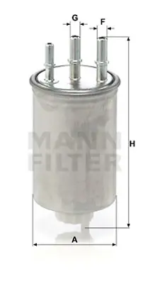 VOLLER 86850 Yakıt Filtresi Ssangyong Actyon, Kyron, Rextron, Rodıus 2.0-2.7 Xdı (05-) 2247008B00 A6650921001 2240008020 6650921201 A6650921201 2T149155BD 2T149155BE 4454093 6650921001 6650921101