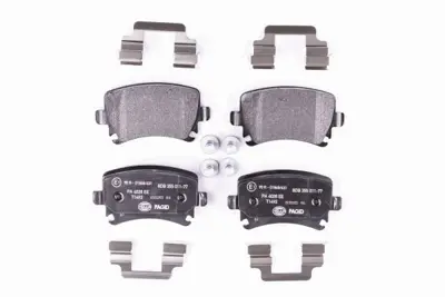 WONGA 271050 Fren Balatası Arka Caddy-Tıguan-Passat-A6-Q3 11> JZW698451 JZW698451D 1K0698451 1K0698451B 1K0698451D 1K0698451E 1K0698451F 1K0698451G 1K0698451H 3C0698451