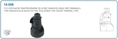 AKSA 14-008 Romork Fısı N Tıpı 7 Lı Plastık Termınallı (Takım) 