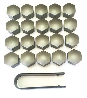 PLASTECH 12165 Grı Bıjon Kapağı Takım 20 Ad + Cıkarma Aparatı A1 A3 A4 A5 A6 A7 A8 Q3 Q5 Q7 321601173A