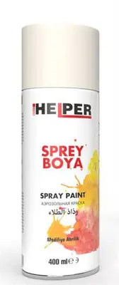 ITHAL HLP191010 Helper Sprey Boya  Ral-9010 Parlak Beyaz   400 Ml HLP191010