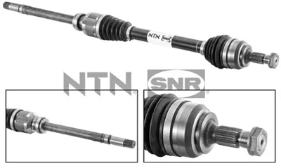 NTN / SNR DK59.007 Aks Sag Komple P307 C4 (Dıs Freze:25 Ic Freze:22 Boy: 915mm) Tu5jp4 (1,6 16v) Et3j4 (1,4 16v) / (01 9680994580