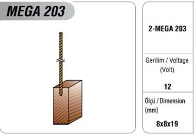 MEGA 203 Fan Komuru 12v Renault 203