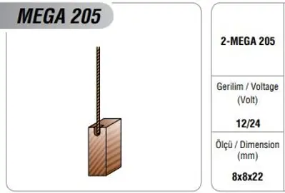 MEGA 205 Klima Komuru 12 24v Baskurt Klima 205