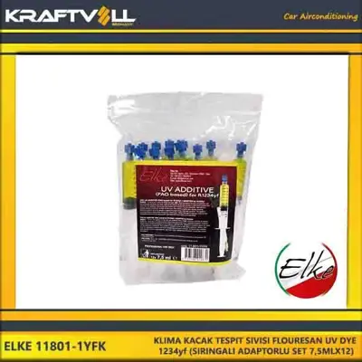 ITHAL 11004 Klima Kacak Tespıt Sıvısı Flouresan Uv Dye  1lt.(İtalyan Elke) 11004