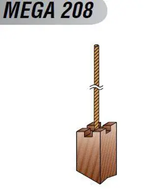 ITHAL 208 Tampon Bandı Arka Kırmızı Sıyah R9 Broadway Kalın 208