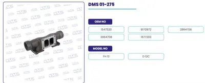 ITHAL 01-275 Egzoz Manıfoldu Orta Volvo Truck Fh12 01-275