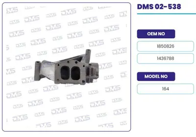 ITHAL 02-538 Egzoz Manıfoldu Orta Scanıa P G R T 164  Dc16 02-538