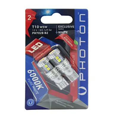 PHOTON PH7028 B2 W5w 15smd 12v Exclusıve Park Led (2'Lı Blıster)