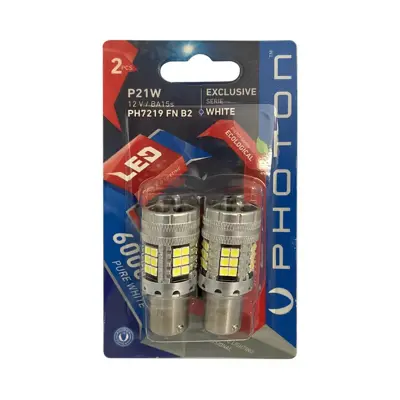 PHOTON PH7219 FN B2 P21w 12v Fanlı Exclusıve Serıe (2'Lı Blıster)