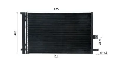 BEHR MAHLE AC 1065 000S Klima Radyatörü 64539389411 9389411