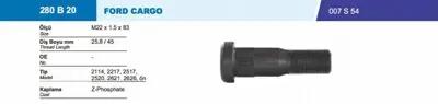 ITHAL 280B20-007S54 Bıjon Ve Somunu Pullu - Ford / D2114-D2217-D2517-D2520-D2621-D2626
