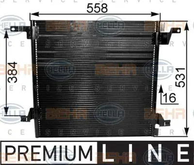 BEHR MAHLE 8FC351038-721 Klıma Radyatoru Ml-Class W163 98>05 1635000003 16383000170 1638300070 1638300071 1638300170 8FC351038721 8FC351038724 94390 94568 A16383000170