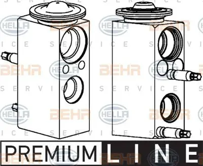 BEHR MAHLE 8UW351239-591 Klıma Valfı (Expansıon) C-Class W204 07>14 S204 07>14 C204 11> 2128300284 A2128300284