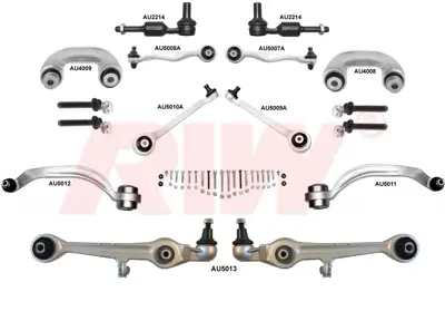 RIW AU8001 Süspansiyon Kit ÖnVolkswagen ( Passat Iv(B32,3b5) 1997/2000) Audı ( A4(8d2,8e5,B5) 01/1995/10/2001 A6 01/1997/01/2005) Skoda ( Superb (3u4) 02/2002/ - )