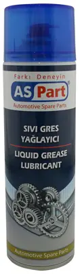 ASPART 9SEL1003 Sıvı Gres Sprey 400 Ml.  Kauçuklu - 24 - Lü Kutu 
