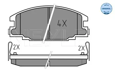 MEYLE 025 215 4316/W Fren Balatası Opel Frontera A 91>  Ön 1605931, 8971641830, 97114300