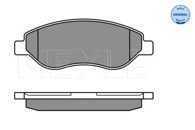 MEYLE 025 245 5019/W Fren Balatası Opel Corsa D  1.7 Cdtı   Ön 1605355, 93192895